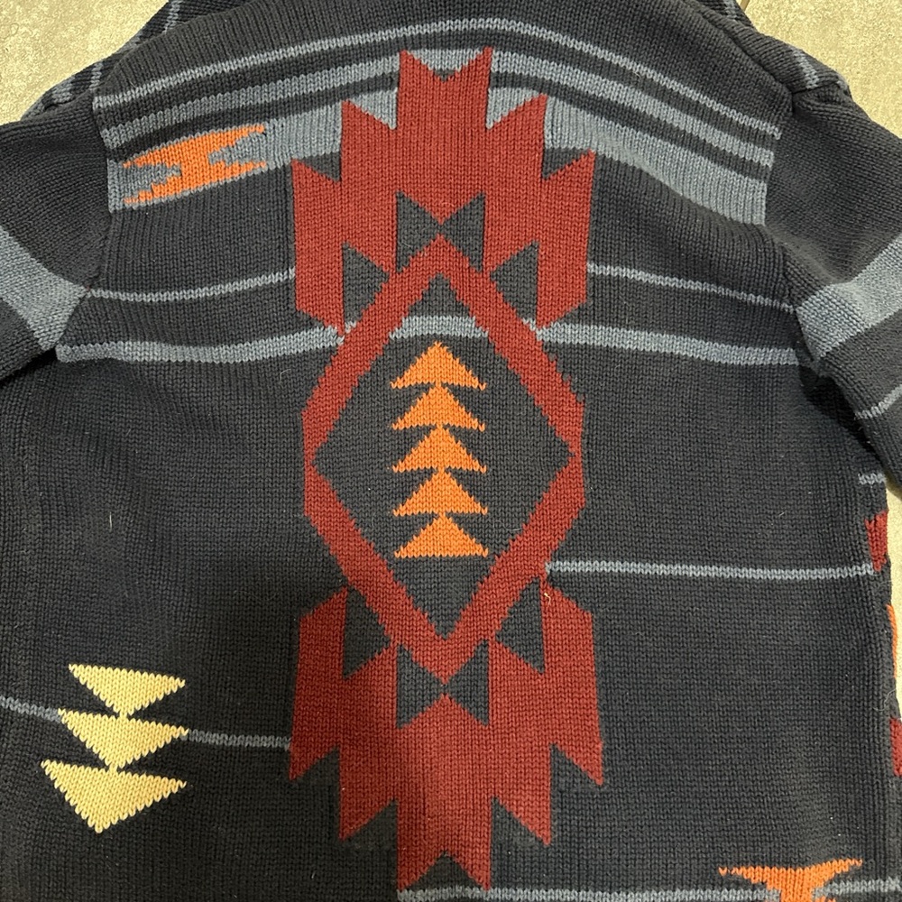 Pendleton Tribal Patterned Knit Cardigan - image 5